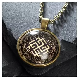 Кулон-амулет "Родимыч" на цепочке, цвет бронзовый