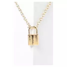 Кулон "Цепь" замок, цвет золото, 50см