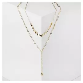 Кулон "Стальной" шарик, цвет золото, L=48