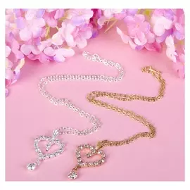 Кулон "Выбражулька" сердце с капелькой