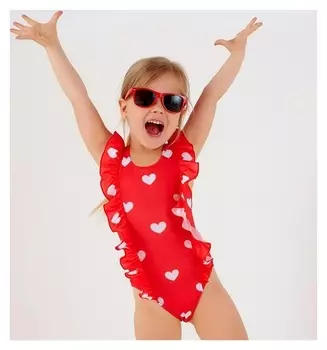 Купальник детский Kaftan «Сердца», рост 110-116 (32)