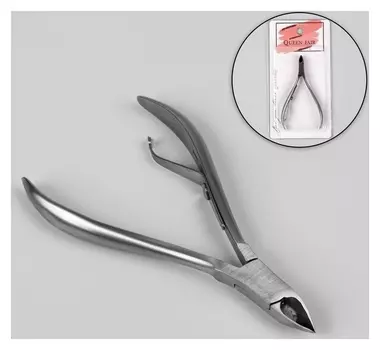 Кусачки маникюрные, 9 см, длина лезвия - 9 мм, цвет серебристый