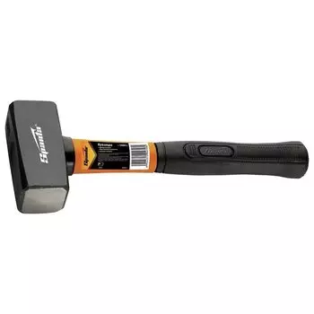 Кувалда, 1500 г, фибергласовая обрезиненная рукоятка