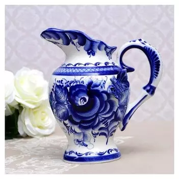 Кувшин «Бабочка», гжель