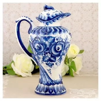 Кувшин «Лето», 17,2х17,2х29 см, 1,6 л, гжель