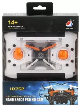 Квадрокоптер радиоуправляемый с Usb Nano Space Pro HD Cam