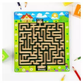 Лабиринт с шариком "Идем в школу"