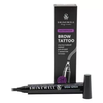 Лайнер для бровей с аппликатором с эффектом татуажа