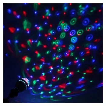 Лампа хрустальный шар, D=8 см. эффект зеркального шара 17х8х8 V220, тип цоколя Е27