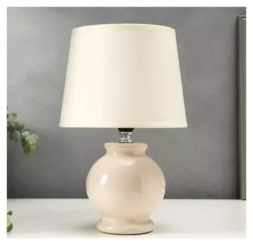 Лампа настольная 16144/1bg E14 40вт бежевый 17,5х17,5х27 см