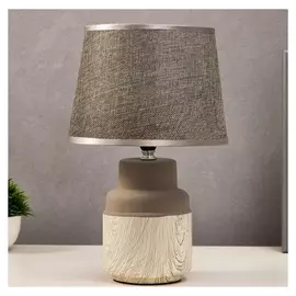 Лампа настольная 16173/1 Е14 40вт бело-серый 22х22х36 см