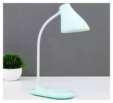Лампа настольная 16267/1gr LED 3Вт 3 режима USB зеленый 9,7х18х43 см