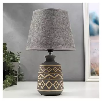 Лампа настольная 16309/1gr E14 40вт серый 20х20х32 см