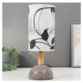 Лампа настольная 16336/1 E14 40вт серый 12,5х12,5х36 см