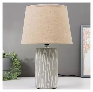 Лампа настольная 16356/1 E14 40вт серый 22х22х36 см