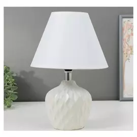 Лампа настольная 16367/1wt E14 40вт белый 20х20х30 см