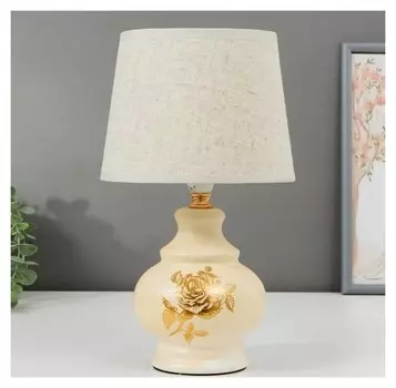 Лампа настольная 16377/1 E14 40вт белый 17х17х29 см