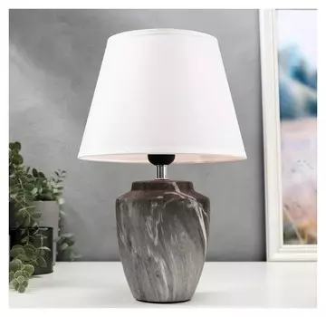 Лампа настольная 16381/1 E27 40вт серый 23х23х39 см