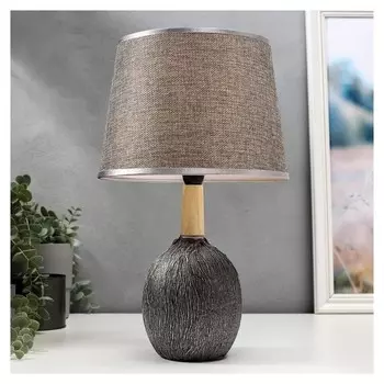 Лампа настольная 16388/1 E14 40вт серебро 22х22х37 см