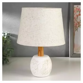 Лампа настольная 21192/1 E14 40вт белый 20х20х30 см