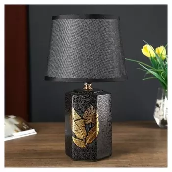 Лампа настольная 21194/1 E14 40вт черный 20х20х32 см