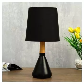 Лампа настольная 320612/1 E14 40вт черный 16х16х35 см