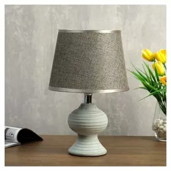 Лампа настольная 320617/1 E14 40вт серый 19,5х19,5х32 см