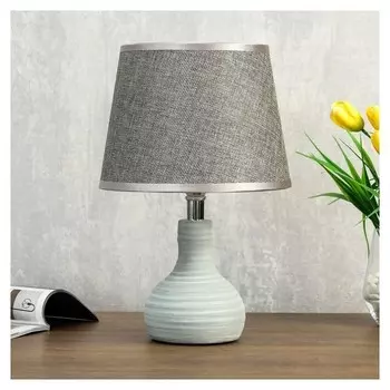 Лампа настольная 320618/1 E14 40вт серый 19,5х19,5х32 см