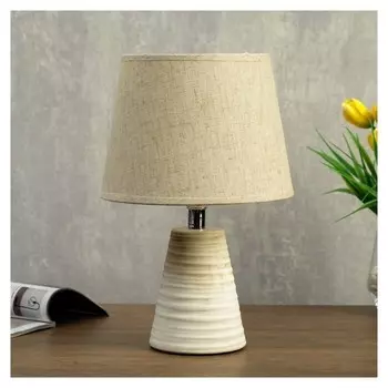 Лампа настольная 320619/1 E14 40вт кремовый 19,5х19,5х32 см