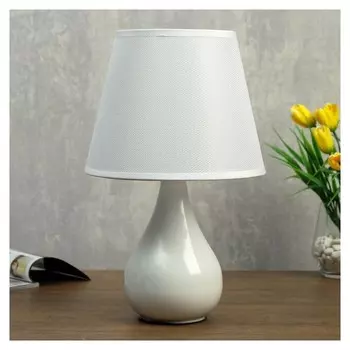 Лампа настольная 58084/1 1х40вт Е27 белый 20х20х35,5 см