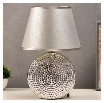Лампа настольная 7515121tl/1 E14 40вт серебро 24,5х24,5х37 см