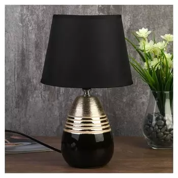Лампа настольная 7515129tl/1 E14 40вт черный-золото 19х19х29,5 см