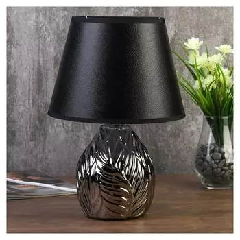 Лампа настольная 7555099tl/1 E14 40вт серебро 22х22х32 см