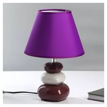 Лампа настольная 9313033tl/1 E14 40вт коричневый-белый 25х25х34 см