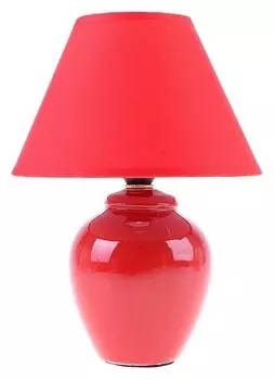 Лампа настольная "Азалия", 220v, красная