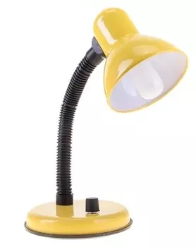 Лампа настольная е27, светорегулятор (220в) желтая (203а)