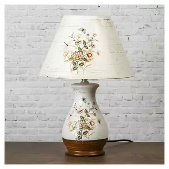 Лампа настольная керамика "Сказка" Е14 25W 220в 36,5х25х25 см