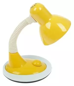 Лампа настольная "Кроха" с выкл., жёлтая