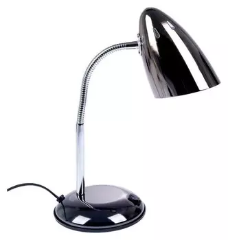 Лампа настольная "Металлик", чёрная, Е27