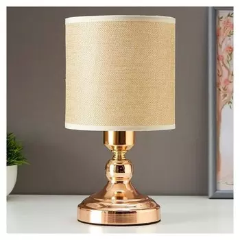 Лампа настольная "Санти" 1х40вт Е27 золото 15х15х28 см.