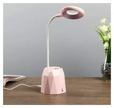 Лампа настольная сенсор "Ридинг" 3 режима LED 9Вт USB 17х10х30см