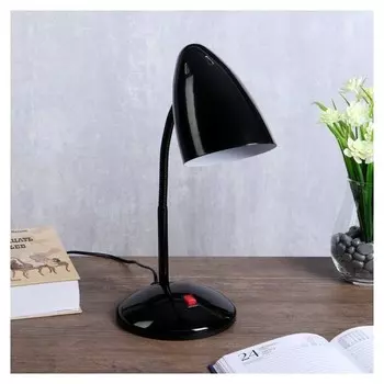 Лампа настольная "Ученик" 1х60вт Е27 черный 21х14х34 см.