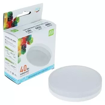 Лампа светодиодная ASD Led-gx53-standard, Gx53, 4.2 Вт, 230 В, 4000 К, 380 Лм