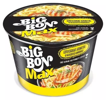 Лапша Big Bon Max курица (Стакан) 95г