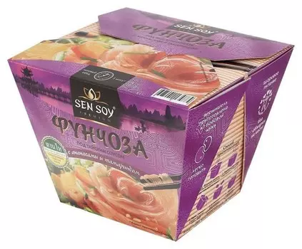 Лапша фунчоза Сэн Сой под тайским соусом 125гр