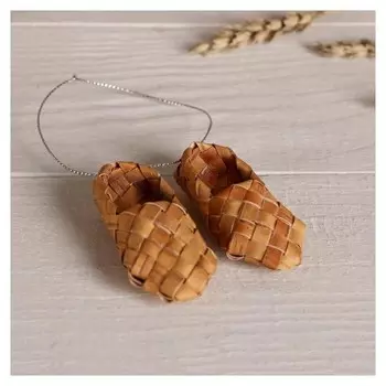 Лапти "Малышки", плетеные