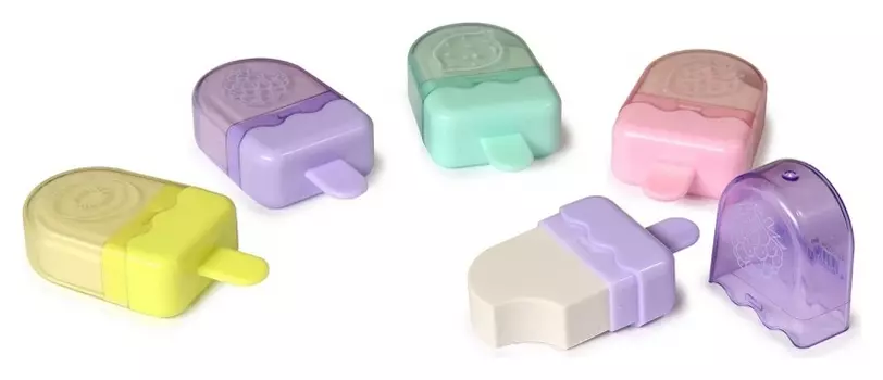 Ластик Bruno Visconti Happygraphix мороженки 30х60х15мм 42-0024 цвет ассор