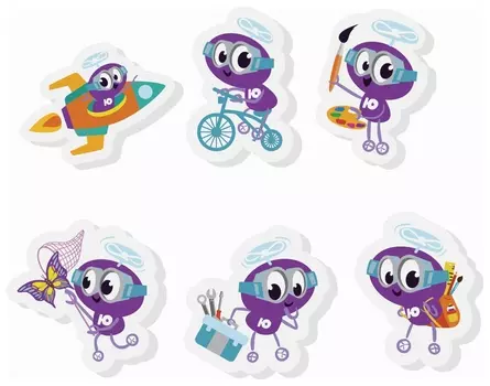 Ластик фигурный юнландия "Юнландик", 45х30х8 мм, 228716