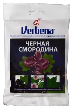 Леденцы Verbena черная смородина, 60г