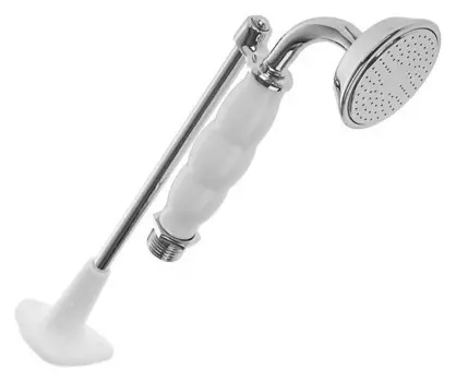 Лейка для душа "Центр сантехники" 46588, металл, керамика, с кронштейном